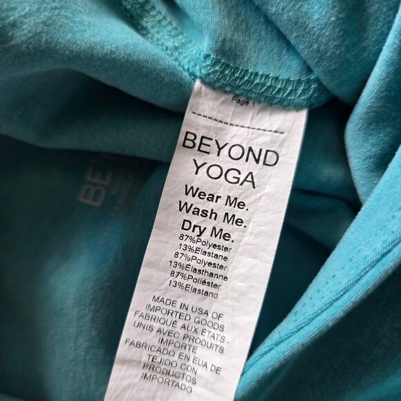 Beyond Yoga Spacedye Walk & Talk High Waisted Capri Leggings M Blue - Picture 6 of 10